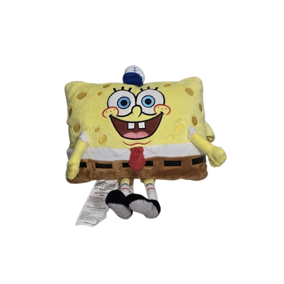 SpongeBob SquarePants  Pillow Pet Pee Wee 12” Nickelodeon 2011 Plush Toy - Picture 1 of 9